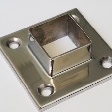 Фланец нержавеющий приварной встык с шипом квадратный Ду 10 Ру 2,5 10Х17Н13М2Т 10х14х15х8 мм ГОСТ 12821-80